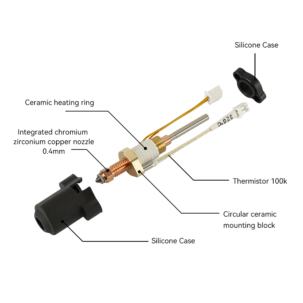 Creality K1C/K1 Max 핫엔드 퀵 스왑 세 - High Flow Ceramic Hotend 리뷰 및 가격