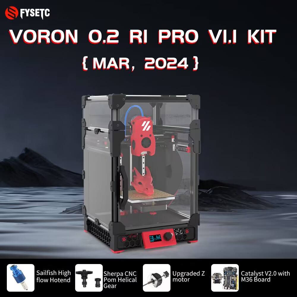 2025FYSETC 고정밀 Voron V0.2 R1 C - Corexy 3D Printer Kit 리뷰 및 가격